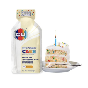 GU Energy Gel Birthday Cake